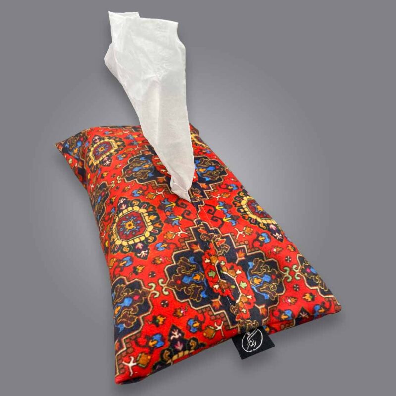 خرید جا دستمال کاغذی طرح فرش